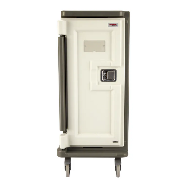 Cambro MDC1418T16194 16 Tray Meal Delivery Cart I Tall Profile I 14" x 18" I Granite Sand