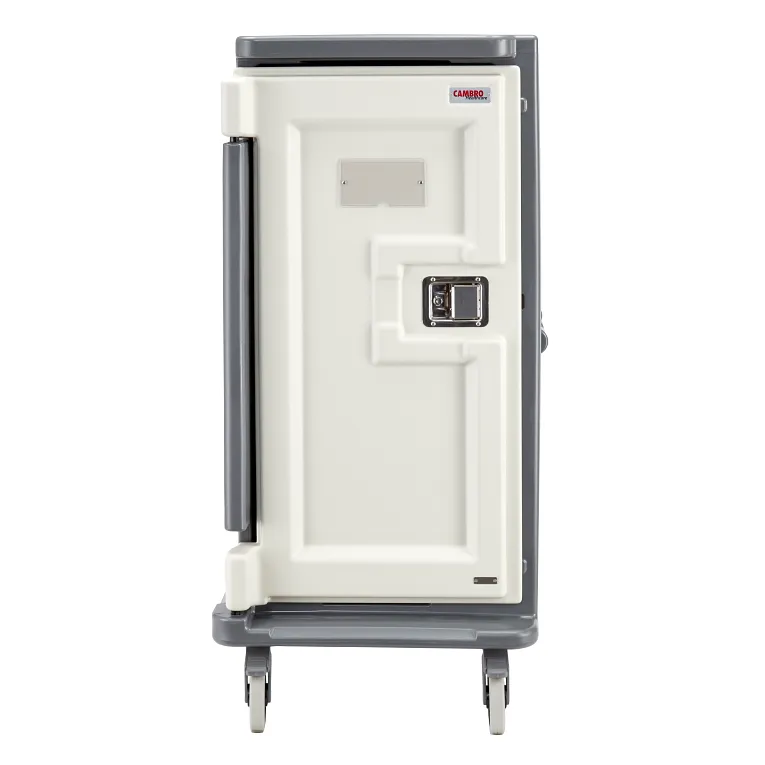 Cambro MDC1520T16191 16 Tray Meal Delivery Cart I Tall Profile I 15" x 20" I Granite Gray