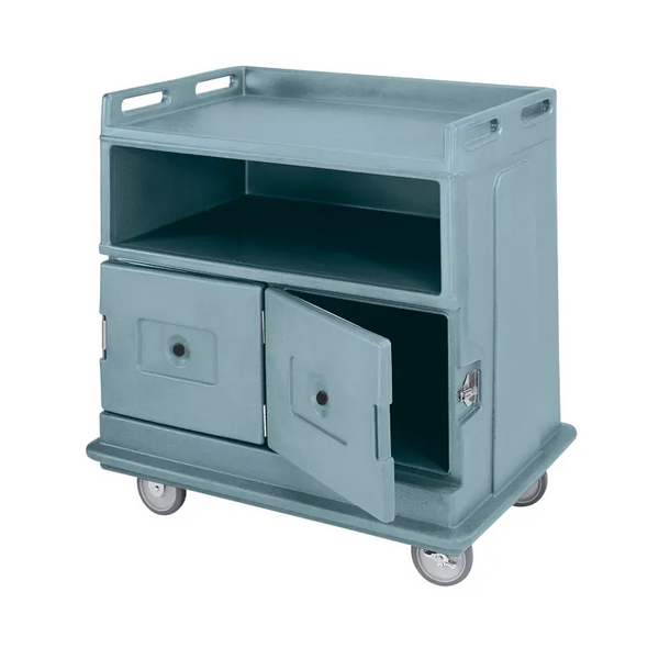 Cambro MDC24F401 – Beverage Service Carts I Flat Top Counter I Slate Blue