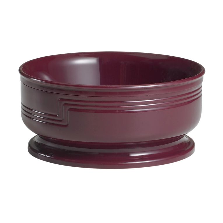 Cambro MDSB16487 I Shoreline Insulated Entree Bowl I 16.9 oz (500 mL) I Cranberry I Case of 48