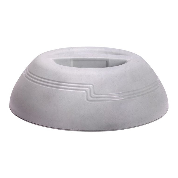 Cambro MDSD9480 I Shoreline Insulated Dome Covers 9" Plate I Speckled Gray I Case of 12