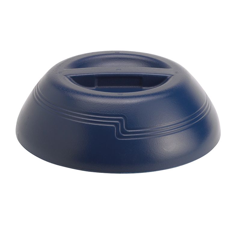 Cambro MDSD9497 I Shoreline Insulated Dome Covers 9" Plate I Navy Blue I Case of 12