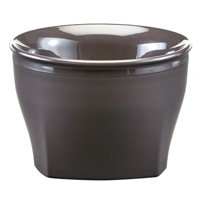 Cambro MDSHB5485 I Harbor Insulated Small Bowl I 150 mL I Smoked Metal I Case of 48