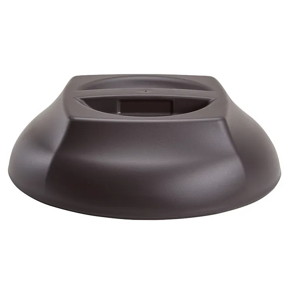Cambro MDSHD9485 I Harbor Insulated Dome Covers 9" Plate I Smoked Metal I Case of 12