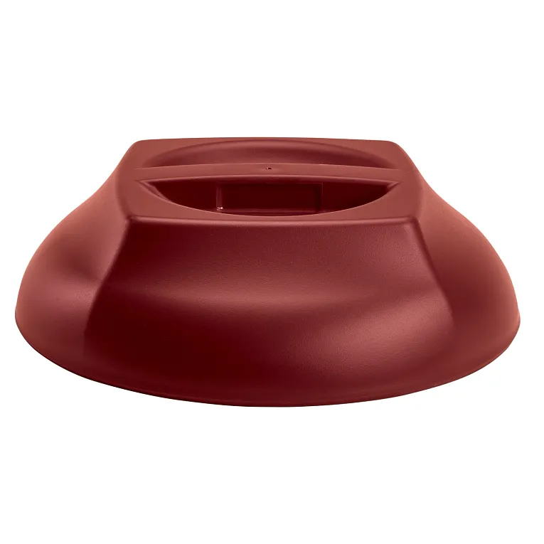 Cambro MDSHD9487 I Harbor Insulated Dome Covers 9" Plate I Cranberry I Case of 12