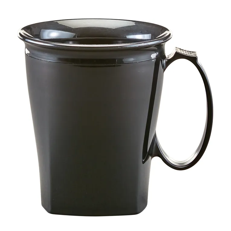 Cambro MDSHM8110 I Harbor Insulated Mug I 240 mL I Black I Case of 48