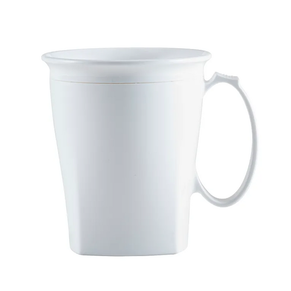 Cambro MDSHM8148 I Harbor Insulated Mug I 240 mL I White I Case of 48