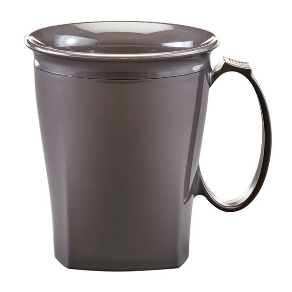 Cambro MDSHM8485 I Harbor Insulated Mug I 240 mL I Smoked Metal I Case of 48