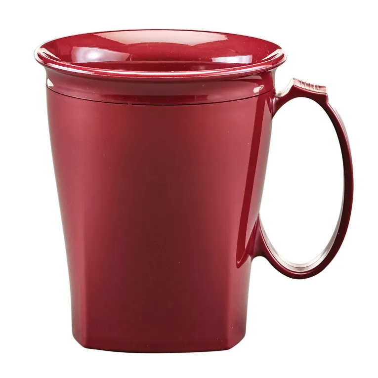 Cambro MDSHM8487 I Harbor Insulated Mug I 240 mL I Cranberry I Case of 48
