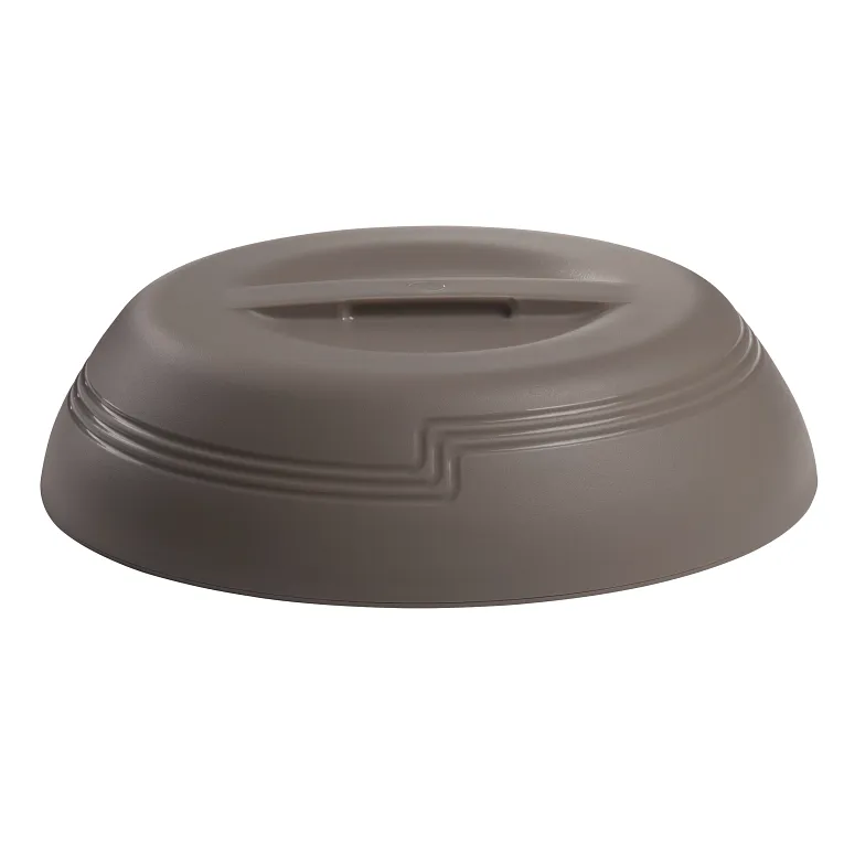 Cambro MDSLD9457 I Shoreline Low Profile Insulated Dome Covers 9" Plate I Wheat I Case of 12