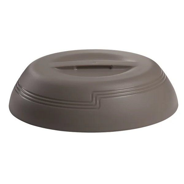 Cambro MDSLD9457 I Shoreline Low Profile Insulated Dome Covers 9" Plate I Wheat I Case of 12