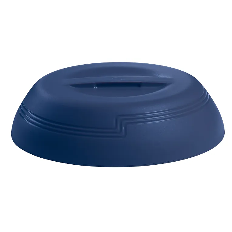 Cambro MDSLD9497 I Shoreline Low Profile Insulated Dome Covers 9" Plate I Navy Blue I Case of 12