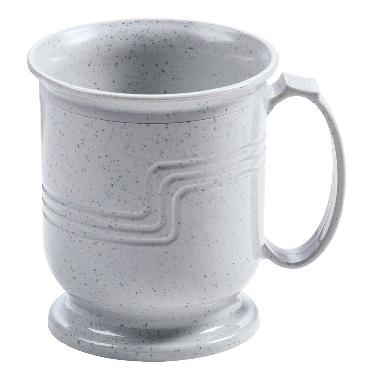 Cambro MDSM8480 I Shoreline Insulated Mug I 8 oz (240 mL) I Speckled Gray I Case of 48