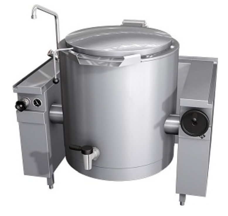 MKN 10019205 | Steam Quick Boiling Kettle | Manual Tilting | Boiling Kettle | 200L