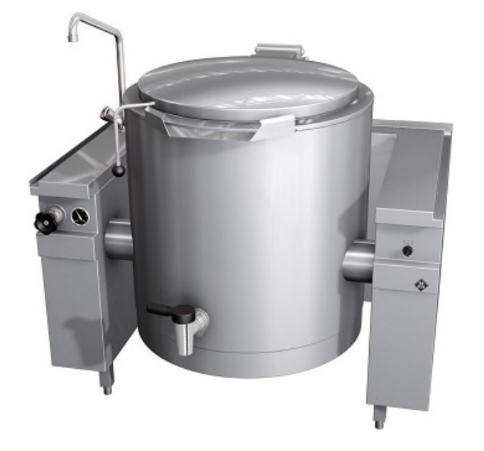 MKN 10019206 | Steam Quick Boiling Kettle | Motorised Tilting | Boiling Kettle | 200L