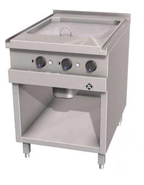 MKN 2021139A | Electric Griddle | Plate 1 Supra Full Ribbed | Optima 850MM | Grill Griddle