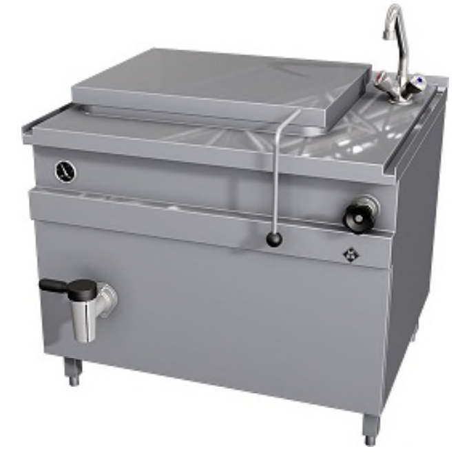 MKN 10018795 | Steam Quick Boiling Kettle | 2 Rectangle | 195L | Cooking Kettle | Steam Kettle