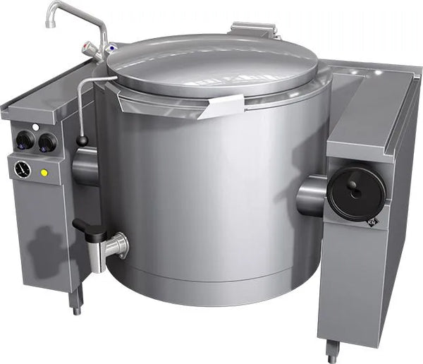 MKN 10019213 | Electric Quick Boiling Kettle | Manual Tilting Vapro | 150L | Cooking Kettle