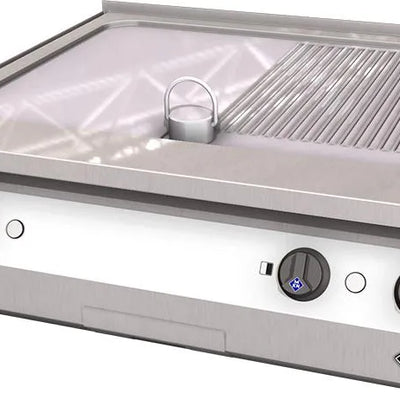 MKN 1221131 | Electric Griddle Plate | 2 Supra | Counter SL | Half Ribbed Griddle Plate | Griddle