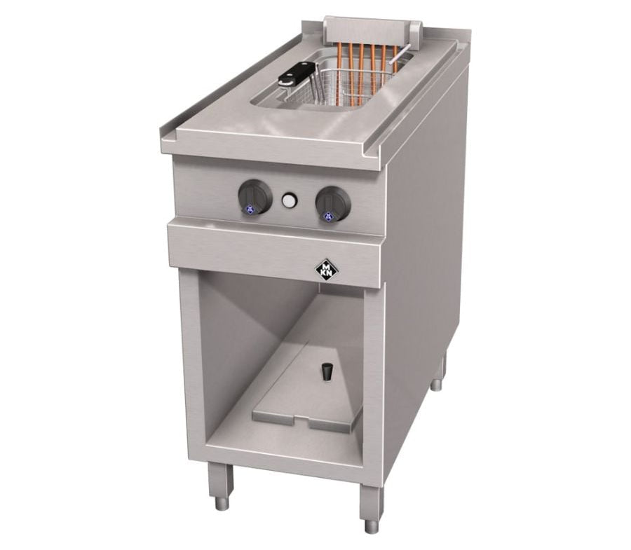 MKN 2020601 | Electric Fat Fryer | Infra Chip Schuttle | Optima 850MM | Deep Fat Fryers