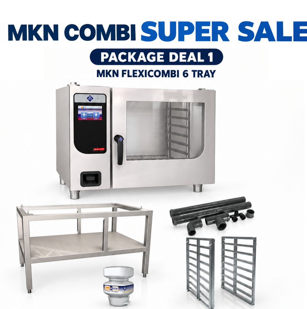 MKN PACKAGE DEAL1: FKE061R_MP FlexiCombi Magic Pilot 6.1 | 6x1 | Electric | Combi Oven Package