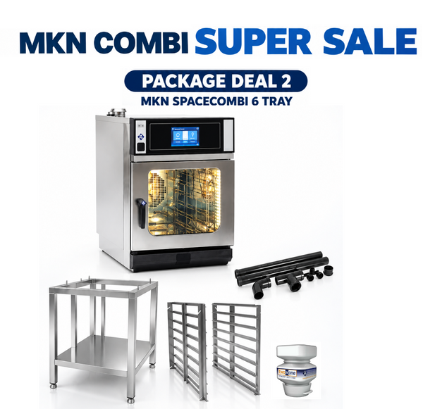 MKN PACKAGE DEAL2: SKE061R_MP_G2 | SpaceCombi MagicPilot | 6 Tray Combi Oven | Combi Oven