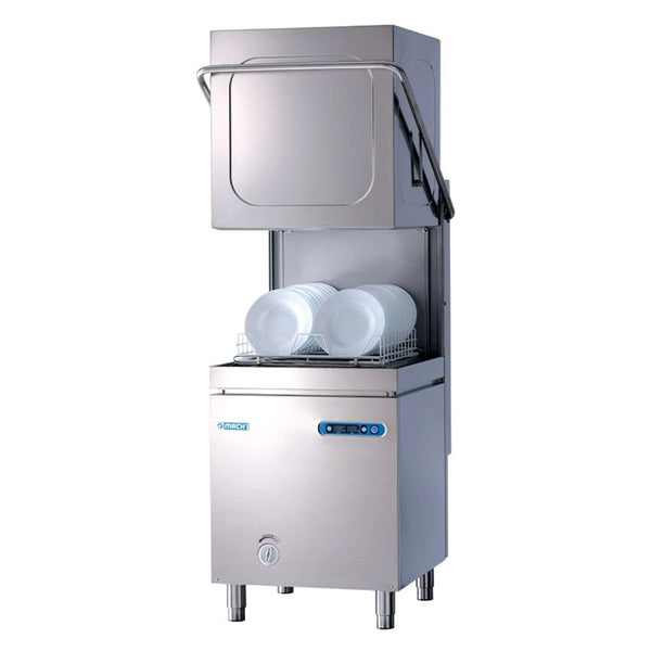 Mach HT 635.23RVT | Signature Line Wide Body Passthrough Dishwasher | High Powered | Self Condensate Steam Extraction | Heat Recovery | 630x630 Basket
