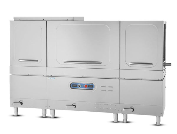 Mach MST/250DX | Titan Line Conveyor Rack Dishwasher with Inlet Pre-Wash Station | Double Rinse Station | 2500mm Chamber