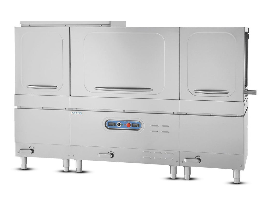 Mach MST/280SX | Titan Line Conveyor Rack Dishwasher with Inlet Pre-Wash Station | Double Rinse Station | 2800mm Chamber