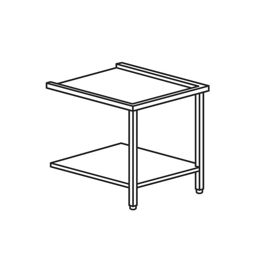 Mach TL/9130 | Wet 1300mm L/H or R/H Outlet Bench with Undershelf Suited for HT504
