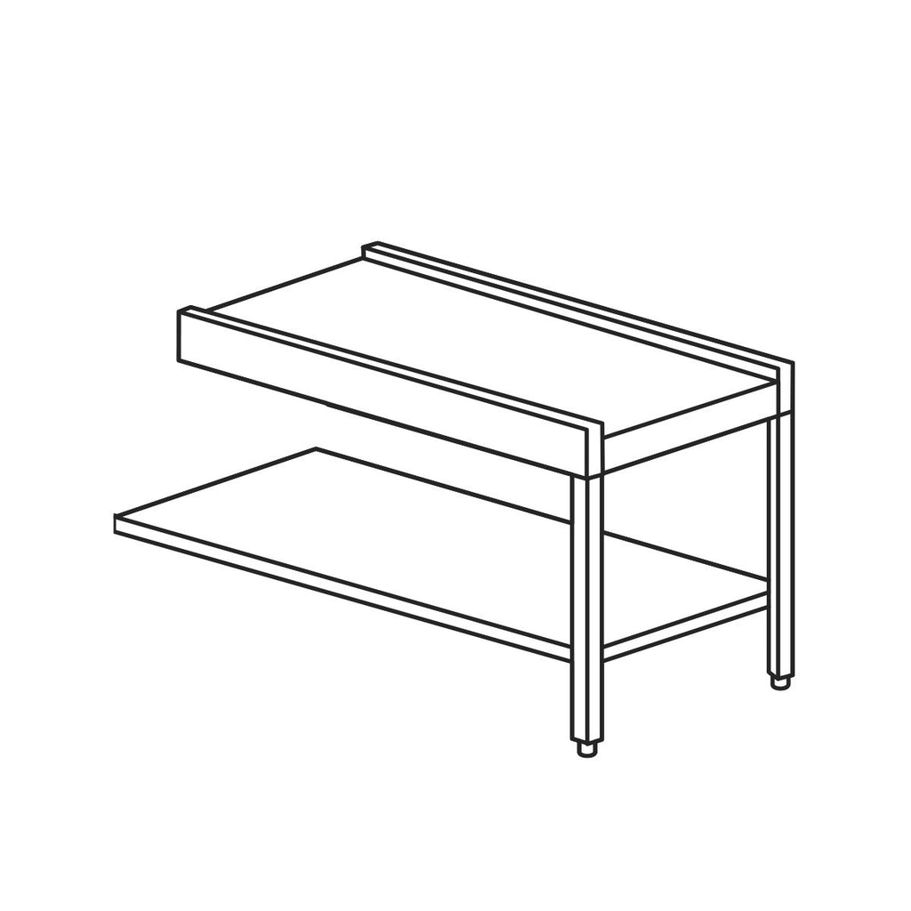 Mach TU/916 | Wet 1600mm Outlet Bench | with Undershelf and Rack End Micro-Switch Suited for MST Series