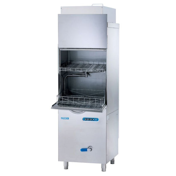 Mach UT869.13ADRV | Signature Line Professional Twin Washing Level | Front Loading Utensil Pot Washer | Self Condensate Steam Extraction | Heat Recovery | 690 x 690 and 690 x 650 Baskets
