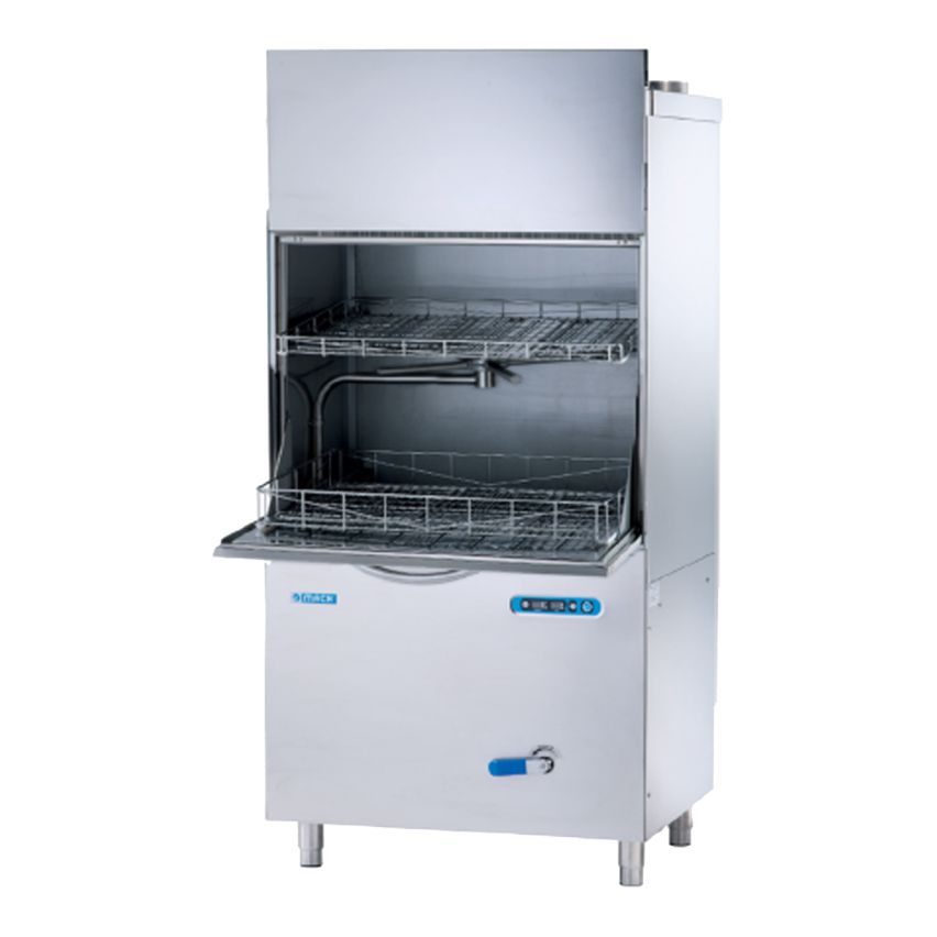 Mach UT882.13AD | Signature Line Professional Twin Washing Level | Front Loading Utensil Pot Washer | 820 x 690 and 820 x 650 Baskets