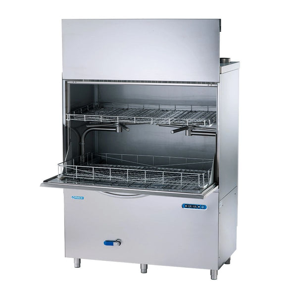 Mach UT9130.13AD | Signature Line Twin Washing Level Front Loading | Utensil Pot Washer | 1300 x 690 and 1300 x 650 Baskets
