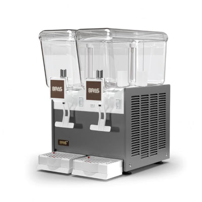 BRAS Maestrale 2AA 12 | Cold Drink Dispenser | 2 x 12L | Twin Bowl