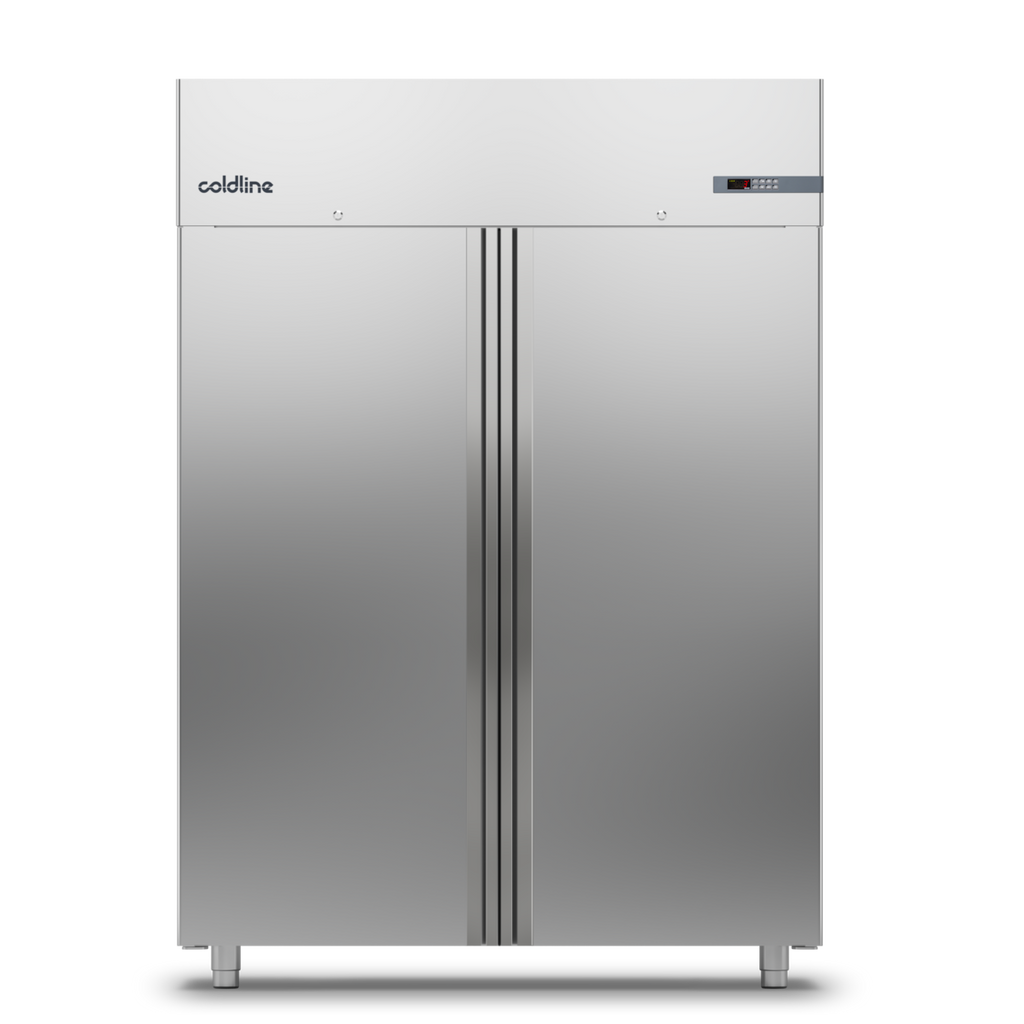 Coldline A140/2N|Double Door Upright Master Cabinet Fridge 1400Lt