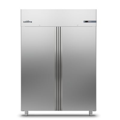 Coldline A140/2B | Double Door Upright Master | Cabinet Freezer 1400Lt
