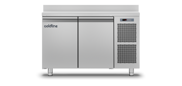 Coldline TA13/1B|2 Door Master Counter Freezer with s/steel worktop &