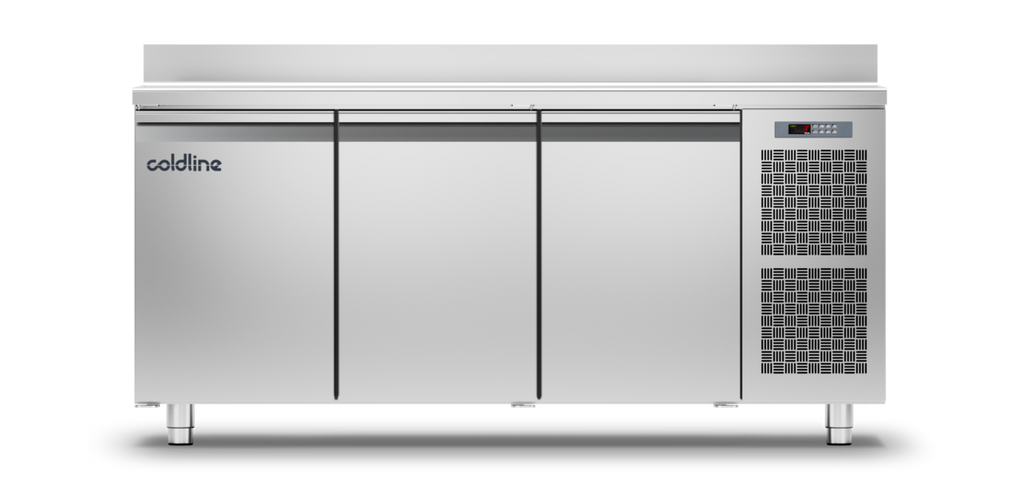 Coldline TA17/1M|3 Door Master Counter with s/steel worktop &