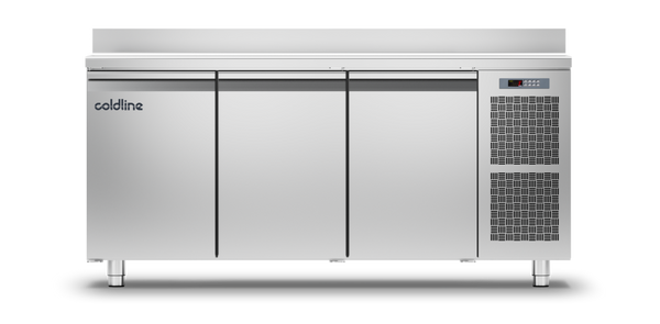 Coldline TA17/1M|3 Door Master Counter with s/steel worktop &