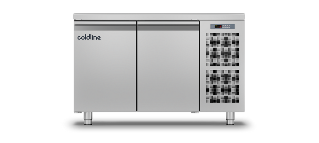 Coldline TP13/1M|2 Door Master Counter with s/steel worktop -2°+8°C