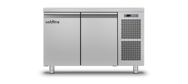 Coldline TP13/1M|2 Door Master Counter with s/steel worktop -2°+8°C