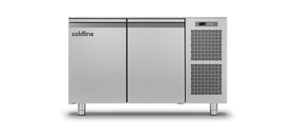 Coldline TS13/1B|2 Door Master Counter Freezer with no worktop -15°-22°C
