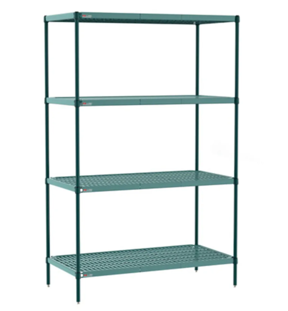 Metro PR.4T74.1854 | Super Erecta PRO | 4 Tier | Polymer Mat Style | 18” x 54” | Shelving Kits