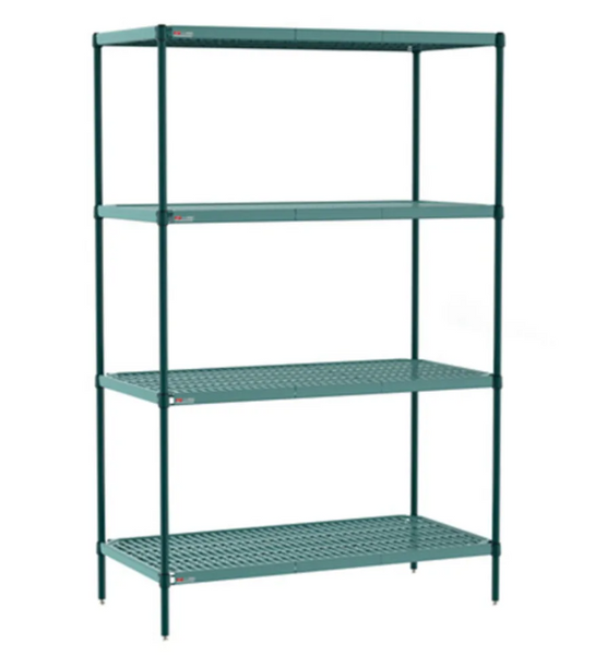 Metro PR.4T74.1854 | Super Erecta PRO | 4 Tier | Polymer Mat Style | 18” x 54” | Shelving Kits