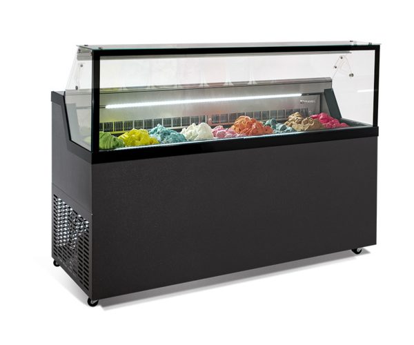 Mirabella H6G H - Static Cooled Gelato Display 6 Pan