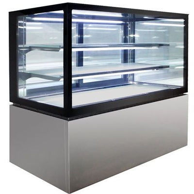 Anvil NDSV3740 I 1200mm I Cold Food Display I Square Glass Display I 3 Tier I Food Display Showcase