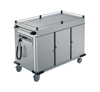 Rieber NORM-III-0 | 3 x Heated Cabinets Mobile Food Transport Trolley