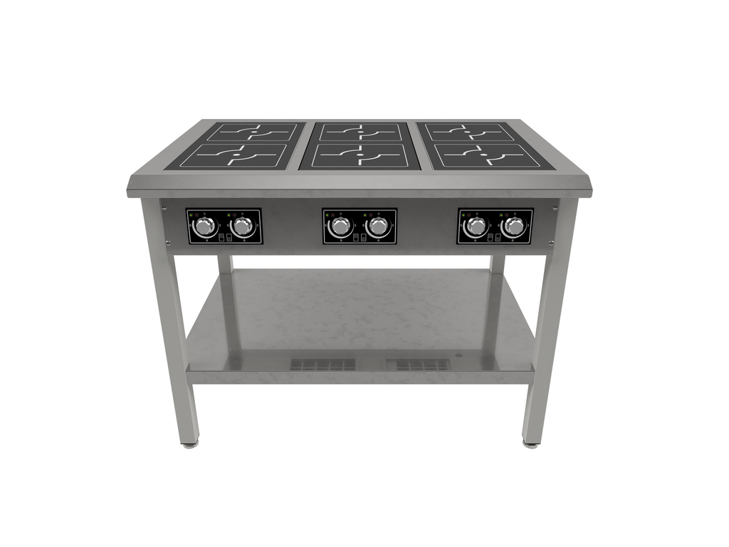 Skanos Norqi 06R 6 Zone Round Induction Cooktop