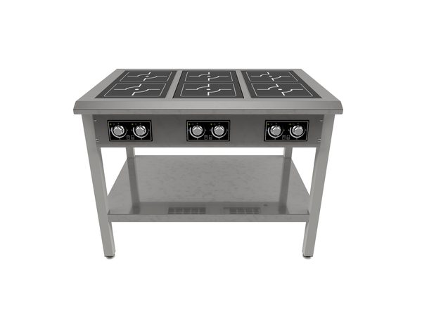 Skanos Norqi 06R 6 Zone Round Induction Cooktop